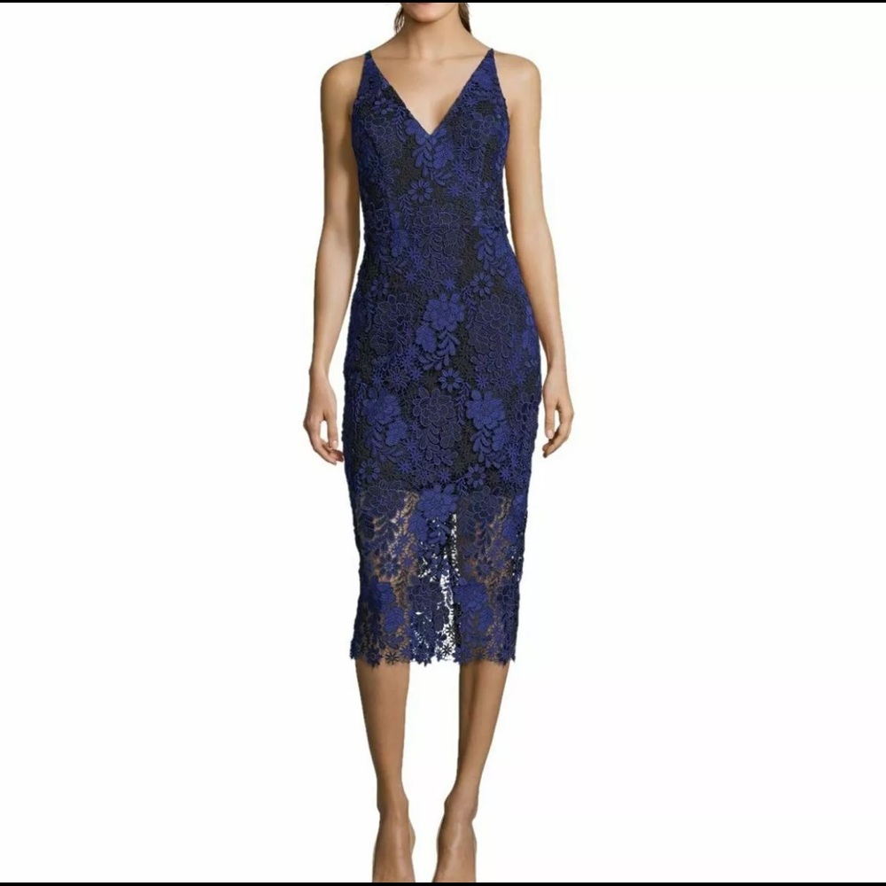 ⚡️SALE⚡️NWT XSCAPE Embroidered Lace Dress